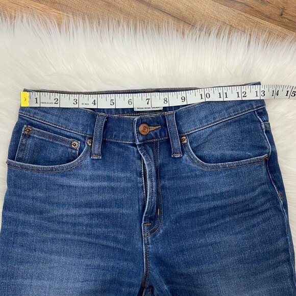 J. Crew Lookout High Rise Skinny Denim Raw Hem 27 - Picture 7 of 9